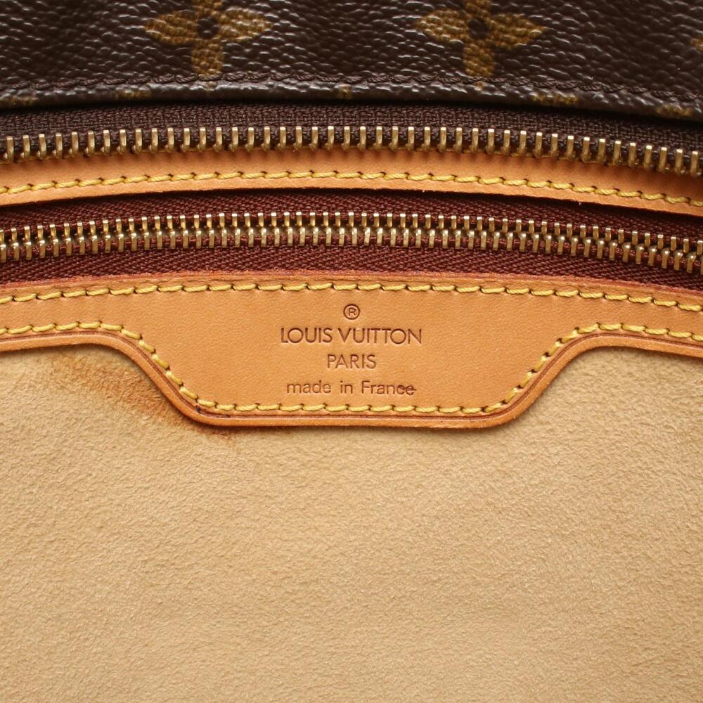 Louis Vuitton Luco Tote Bag Canvas Leather Monogram Brown - Picture 3 of 9